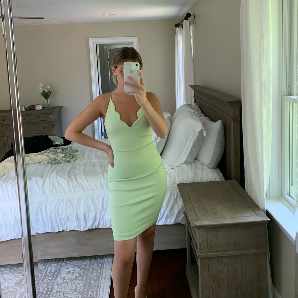 Guess Green Body-con Dress